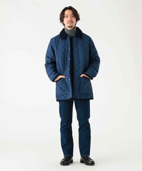 B:MING by BEAMS(ビーミングバイビームス)の「THERMOLITE(R) キルティング ブルゾン(ブルゾン・メンズ・ブラック/ネイビー・S/M/L/XL)」の5枚目の写真