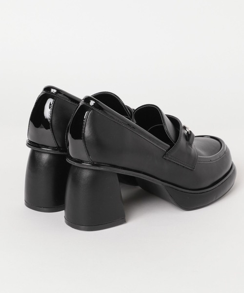 HARE(ハレ)の「ビットヒールローファー(HARE)(ローファー・レディース・ブラック・MEDIUM/LARGE)」の15枚目の写真