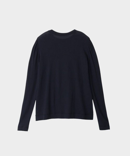 CINOH(チノ)の「PUFF SLEEVE T-SHIRT(Tシャツ/カットソー・レディース・ブラック/ホワイト/ターコイズブルー系・38/36)」の4枚目の写真