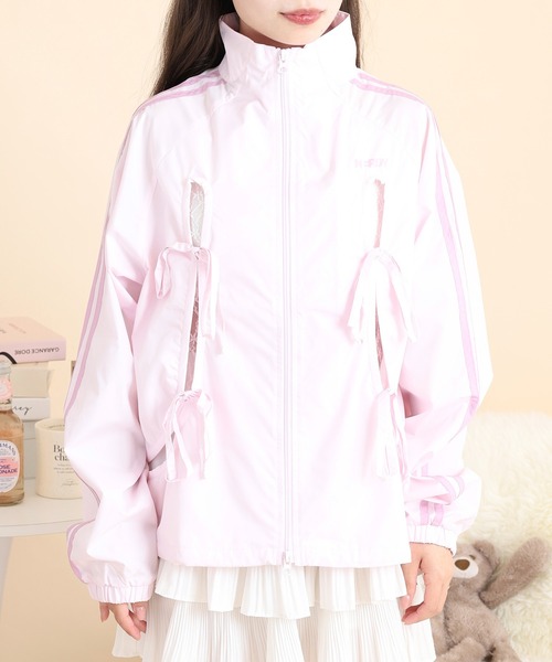 セール】リボンタイウィンドブレーカー(ナイロンジャケット セール】リボンタイウィンドブレーカー(ナイロンジャケット