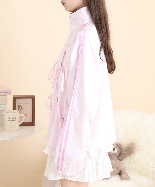 セール】リボンタイウィンドブレーカー（ナイロンジャケット