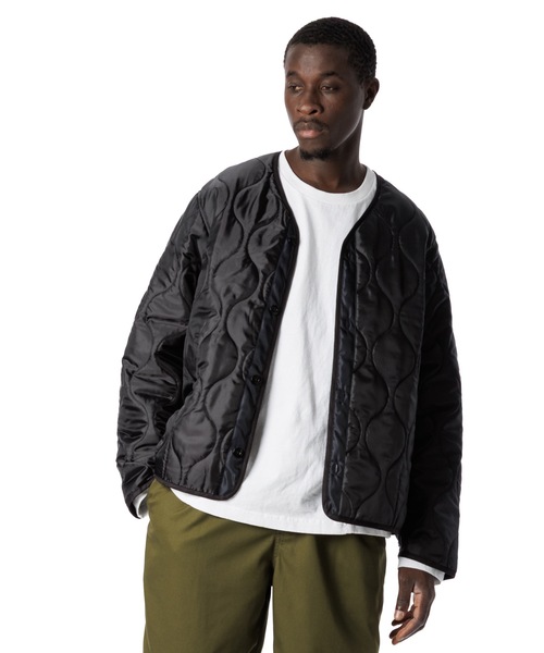 Sandinista（サンディニスタ）の「Quilted Liner Jacket / キルトジャケット（その他アウター・メンズ・ブラック/オリーブ/オレンジ・SMALL/LARGE/MEDIUM）」の2枚目の写真