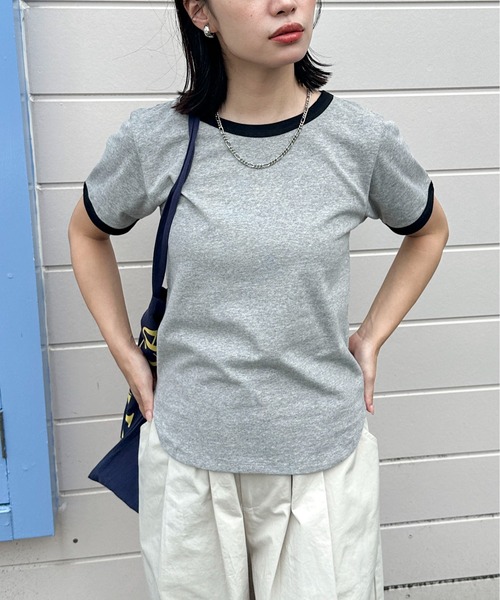 TODAYFUL コンパクトリンガーTシャツ エクリュ TODAYFUL