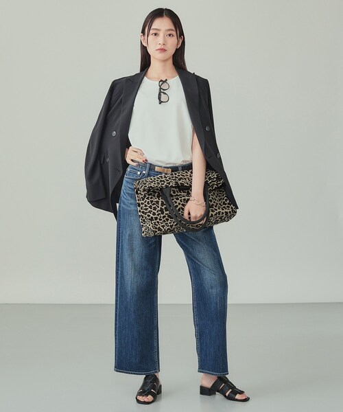 INDIVI(インディヴィ)の「【選べる柄バリエ】スクエアトートバッグ(トートバッグ・レディース・ライトグレー/ライトグレー系3/ブラック系3/ダークブラウン系3・00)」の22枚目の写真