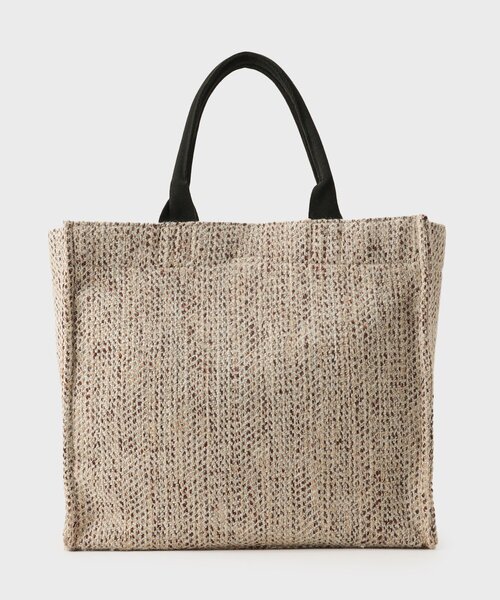 INDIVI(インディヴィ)の「【選べる柄バリエ】スクエアトートバッグ(トートバッグ・レディース・ライトグレー/ライトグレー系3/ブラック系3/ダークブラウン系3・00)」の5枚目の写真