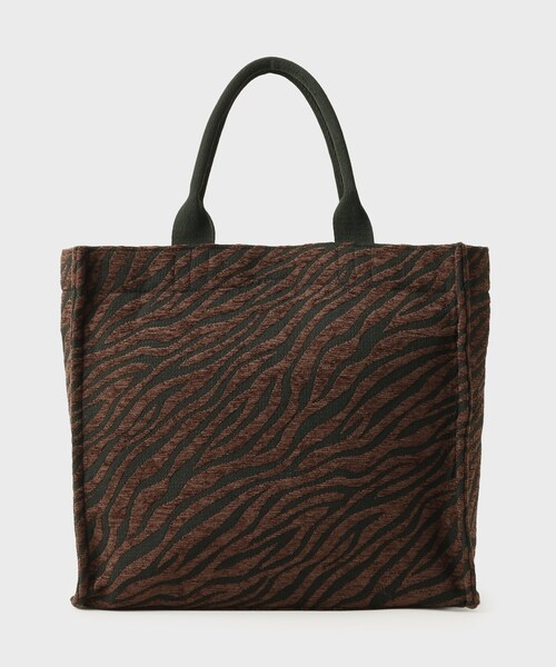 INDIVI(インディヴィ)の「【選べる柄バリエ】スクエアトートバッグ(トートバッグ・レディース・ライトグレー/ライトグレー系3/ブラック系3/ダークブラウン系3・00)」の7枚目の写真