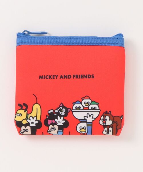 やっち フラットポーチ Disney 】 ART BY SEIJI MATSUMOTO ミニフラットポーチ 25S7