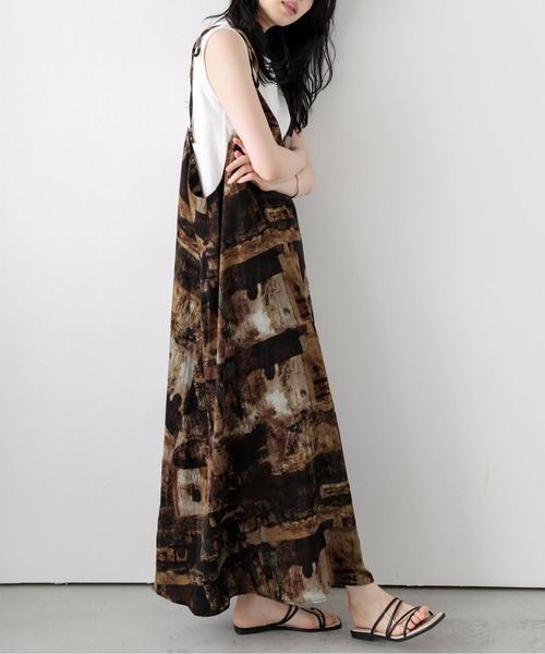 SUGAR BISKET（シュガービスケット）の「ニュアンスプリントキャミソールワンピース（ワンピース・レディース・A/B・フリー）」の7枚目の写真