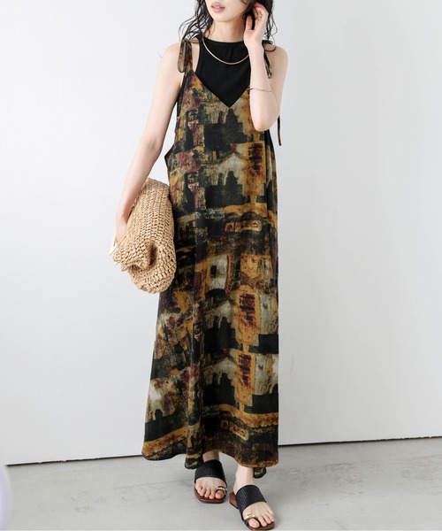 SUGAR BISKET（シュガービスケット）の「ニュアンスプリントキャミソールワンピース（ワンピース・レディース・A/B・フリー）」の10枚目の写真