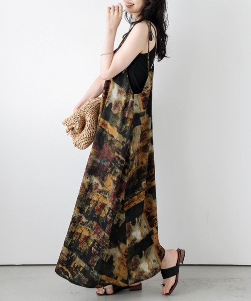 SUGAR BISKET（シュガービスケット）の「ニュアンスプリントキャミソールワンピース（ワンピース・レディース・A/B・フリー）」の12枚目の写真