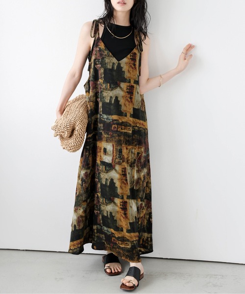 SUGAR BISKET（シュガービスケット）の「ニュアンスプリントキャミソールワンピース（ワンピース・レディース・A/B・フリー）」の16枚目の写真