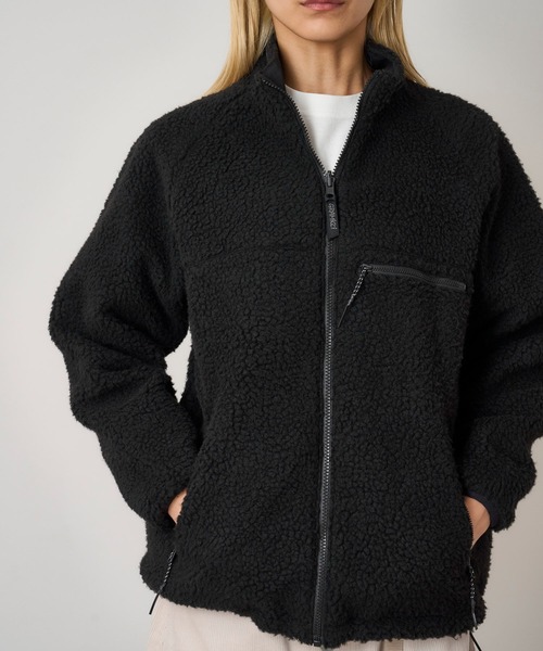 Gramicci（グラミチ）の「REVERSIBLE SHERPA JACKET｜リバーシブルシェルパジャケット（ブルゾン・メンズ・チャコール/オリーブ/ネイビー/ナチュラル・XXL/XS/M/S/XL/L）」の2枚目の写真