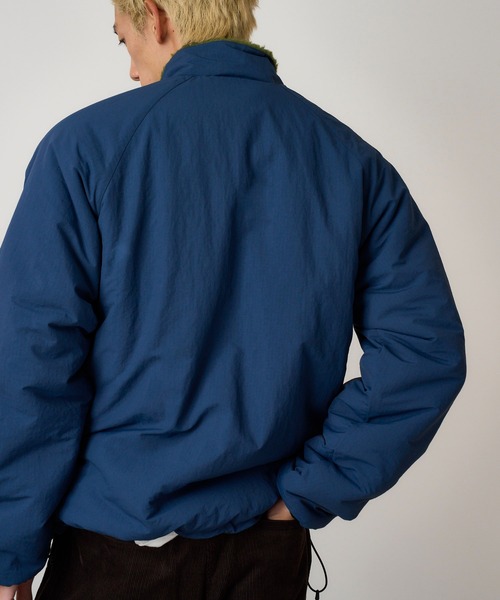 Gramicci（グラミチ）の「REVERSIBLE SHERPA JACKET｜リバーシブルシェルパジャケット（ブルゾン・メンズ・チャコール/オリーブ/ネイビー/ナチュラル・XXL/XS/M/S/XL/L）」の5枚目の写真