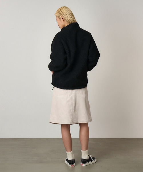 Gramicci（グラミチ）の「REVERSIBLE SHERPA JACKET｜リバーシブルシェルパジャケット（ブルゾン・メンズ・チャコール/オリーブ/ネイビー/ナチュラル・XXL/XS/M/S/XL/L）」の13枚目の写真