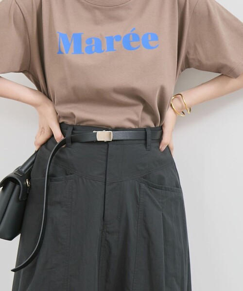 VIS（ビス）の「20ｍｍ幅スムースガチャベルト（ベルト・レディース・ブラック/ダークブラウン・FREE）」の5枚目の写真