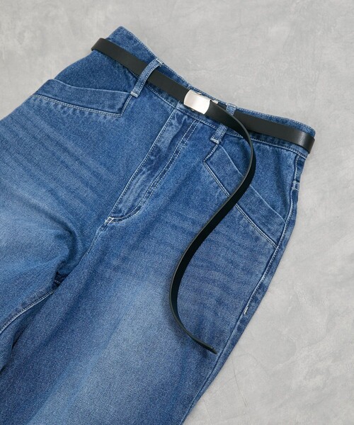 VIS（ビス）の「20ｍｍ幅スムースガチャベルト（ベルト・レディース・ブラック/ダークブラウン・FREE）」の7枚目の写真