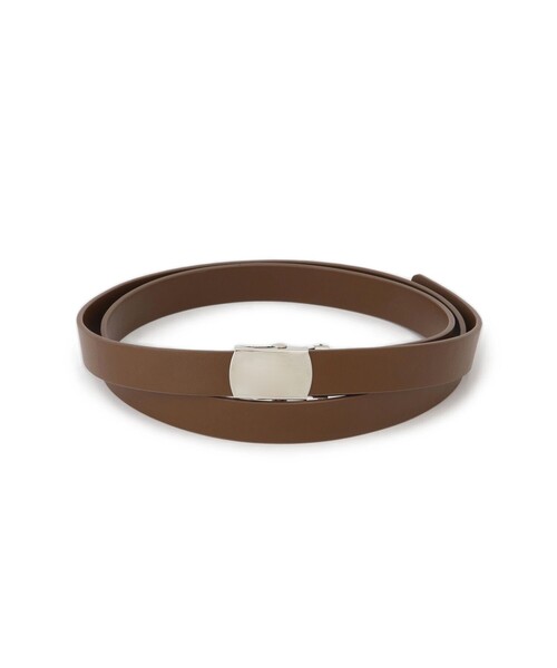 VIS（ビス）の「20ｍｍ幅スムースガチャベルト（ベルト・レディース・ブラック/ダークブラウン・FREE）」の9枚目の写真