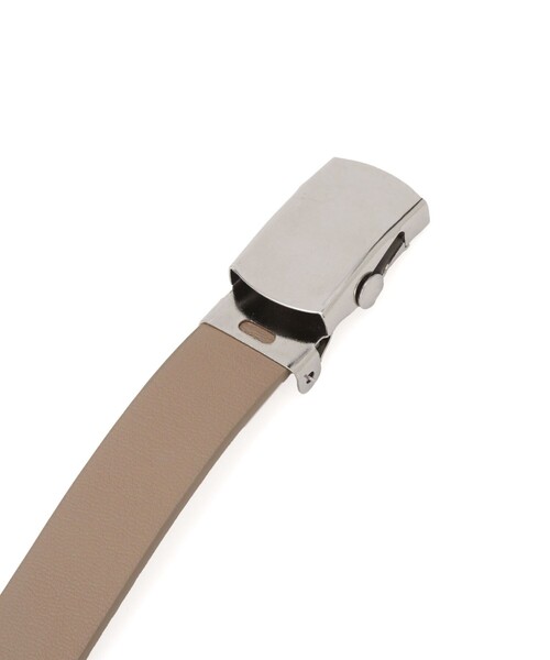 VIS（ビス）の「20ｍｍ幅スムースガチャベルト（ベルト・レディース・ブラック/ダークブラウン・FREE）」の11枚目の写真