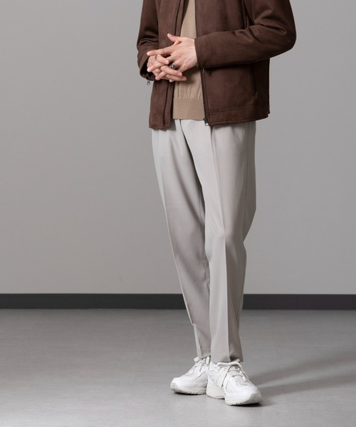 NANO UNIVERSE スーツスラックス パンツ NANO universe スラックス 「N TROUSERS PREMIUM」TEXBRID(R)撥