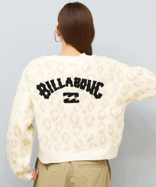 BILLABONG（ビラボン）の「【ムラサキスポーツ限定】BILLABONG/ビラボン セーター カーディガン BF014-U05（ニット/セーター・レディース・ホワイト/レオパード/ブラック・M）」の2枚目の写真