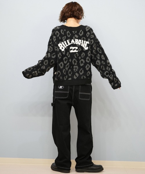 BILLABONG（ビラボン）の「【ムラサキスポーツ限定】BILLABONG/ビラボン セーター カーディガン BF014-U05（ニット/セーター・レディース・ホワイト/レオパード/ブラック・M）」の10枚目の写真