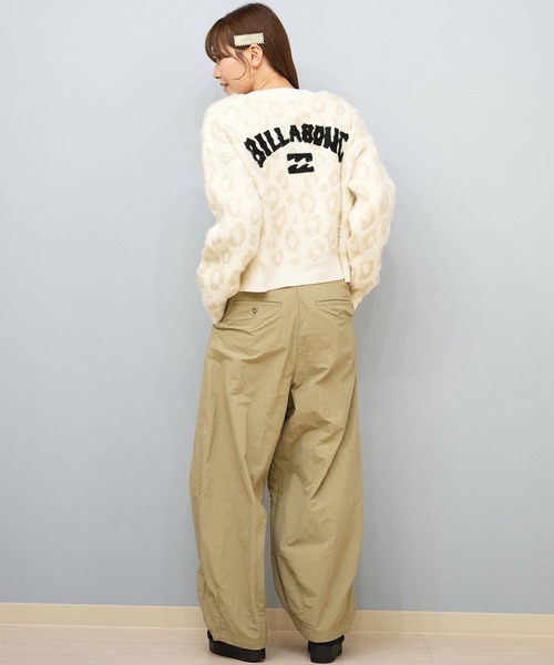 BILLABONG（ビラボン）の「【ムラサキスポーツ限定】BILLABONG/ビラボン セーター カーディガン BF014-U05（ニット/セーター・レディース・ホワイト/レオパード/ブラック・M）」の6枚目の写真