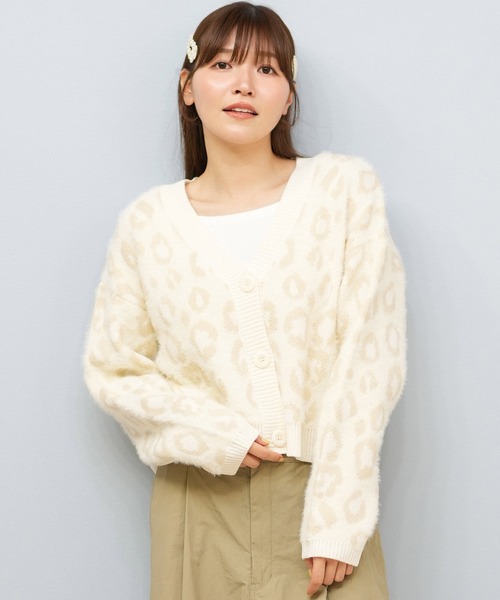 BILLABONG（ビラボン）の「【ムラサキスポーツ限定】BILLABONG/ビラボン セーター カーディガン BF014-U05（ニット/セーター・レディース・ホワイト/レオパード/ブラック・M）」の18枚目の写真