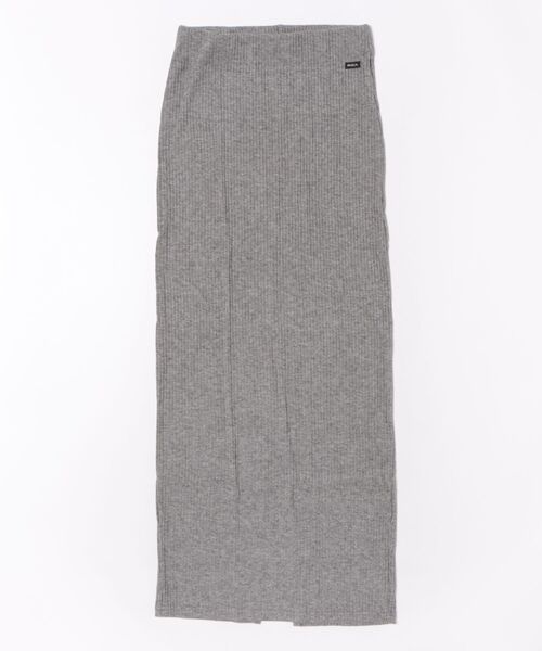 RVCA(ルーカ)の「RVCA/ルーカ MAXI PENCIL SKIRT リブニットスカート BF044-601(スカート・レディース・杢グレー/ベージュ/ブラック・M)」の22枚目の写真