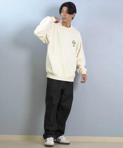 ELEMENT(エレメント)の「ELEMENT/エレメント デニム/ロンパン ワイドシルエット BF022-700(デニムパンツ・メンズ・ダークインディゴブルー/ライトインディゴブルー/ブラック・M/XL/L)」の7枚目の写真
