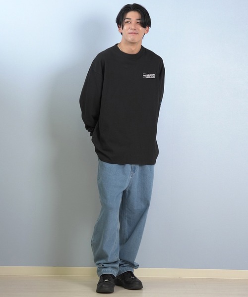ELEMENT(エレメント)の「ELEMENT/エレメント デニム/ロンパン ワイドシルエット BF022-700(デニムパンツ・メンズ・ダークインディゴブルー/ライトインディゴブルー/ブラック・M/XL/L)」の19枚目の写真
