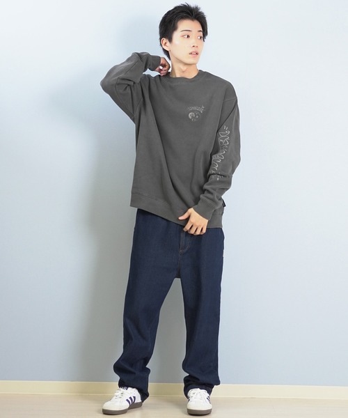 ELEMENT(エレメント)の「ELEMENT/エレメント デニム/ロンパン ワイドシルエット BF022-700(デニムパンツ・メンズ・ダークインディゴブルー/ライトインディゴブルー/ブラック・M/XL/L)」の13枚目の写真