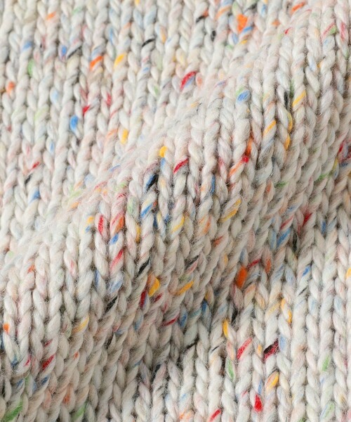 BEAMS（ビームス）の「3ゲージ カラーネップ クルーネック ニット（ニット/セーター・メンズ・ナチュラル/ブラック/ワイン・S/M/L/XL）」の9枚目の写真