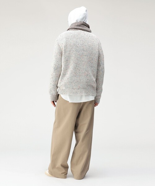 BEAMS（ビームス）の「3ゲージ カラーネップ クルーネック ニット（ニット/セーター・メンズ・ナチュラル/ブラック/ワイン・S/M/L/XL）」の12枚目の写真
