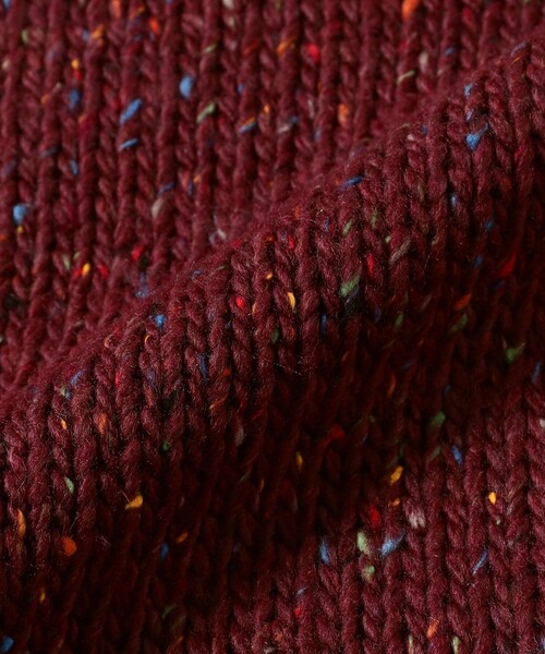 BEAMS（ビームス）の「3ゲージ カラーネップ クルーネック ニット（ニット/セーター・メンズ・ナチュラル/ブラック/ワイン・S/M/L/XL）」の19枚目の写真