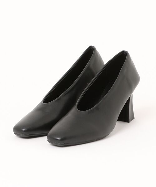 shoes365(シューズスリーシックスファイヴ)の「スクエアトゥ低反発パンプス(パンプス・レディース・ブラック・24.5cm/24.0cm/23.5cm/23.0cm/22.5cm)」の4枚目の写真