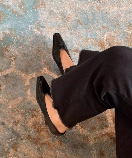 shoes365(シューズスリーシックスファイヴ)の「スクエアトゥ低反発パンプス(パンプス・レディース・ブラック・24.5cm/24.0cm/23.5cm/23.0cm/22.5cm)」の11枚目の写真