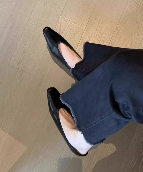 shoes365(シューズスリーシックスファイヴ)の「スクエアトゥ低反発パンプス(パンプス・レディース・ブラック・24.5cm/24.0cm/23.5cm/23.0cm/22.5cm)」の10枚目の写真