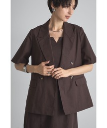 ci　　crewrre ダークブラウン テーラードジャケット WORK WEAR SUIT テーラードライトジャケット・裏地なし