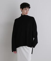 LE PHIL レタードニット タートルネックニット プルオーバー ブラック LE PHIL SPORTS》レタードニット（ニット/セーター）｜LE PHIL