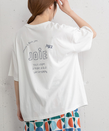 JOiEバックロゴ刺繍Tシャツ