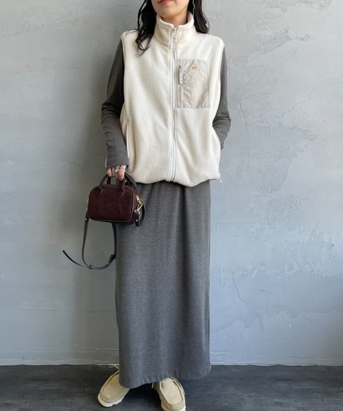 KELTY（ケルティ）の「[KELTY/ケルティ] 別注 フリース スタンドネック ベスト（ベスト・レディース・チャコールグレー/アイボリー・S/M）」の13枚目の写真