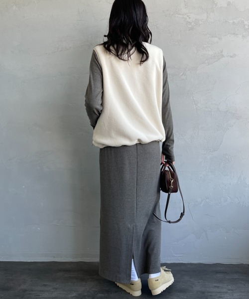 KELTY（ケルティ）の「[KELTY/ケルティ] 別注 フリース スタンドネック ベスト（ベスト・レディース・チャコールグレー/アイボリー・S/M）」の15枚目の写真