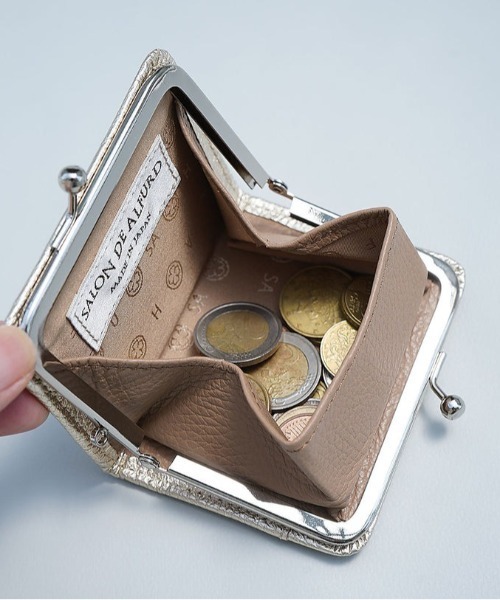 サロンドアルファード　小銭入れ がま口 財布 ケース 本革 スマイル スマイル がま口 コインケース（財布）｜SALON DE ALFURD TOKYO