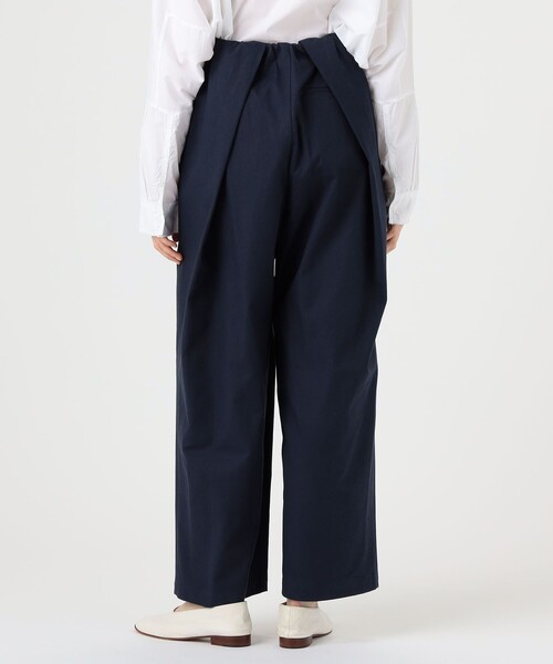 GALERIE VIE（ギャルリー ヴィー）の「■ノンマーセライズドコットン アシンメトリーパンツ（その他パンツ・レディース・ホワイト/ネイビー/ベージュ・36/32）」の15枚目の写真