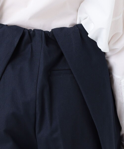 GALERIE VIE（ギャルリー ヴィー）の「■ノンマーセライズドコットン アシンメトリーパンツ（その他パンツ・レディース・ホワイト/ネイビー/ベージュ・36/32）」の16枚目の写真