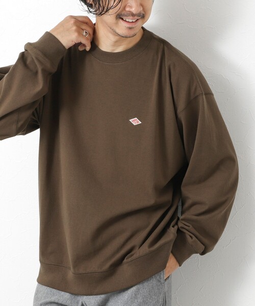 DANTON（ダントン）の「【DANTON/ダントン】DT-C0204 SWEAT T-SHIRTS 25AW（Tシャツ/カットソー・メンズ・キナリ/グレイッシュベージュ/ダークブラウン/ブラック・S/M/L/XL）」の3枚目の写真