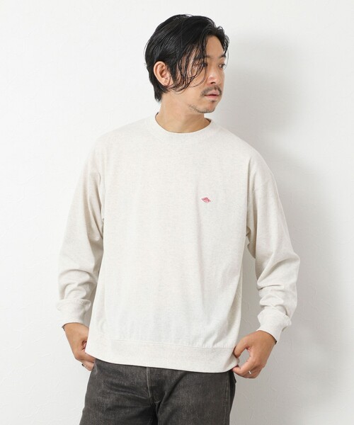 DANTON（ダントン）の「【DANTON/ダントン】DT-C0204 SWEAT T-SHIRTS 25AW（Tシャツ/カットソー・メンズ・キナリ/グレイッシュベージュ/ダークブラウン/ブラック・S/M/L/XL）」の8枚目の写真