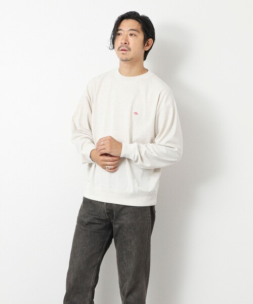 DANTON（ダントン）の「【DANTON/ダントン】DT-C0204 SWEAT T-SHIRTS 25AW（Tシャツ/カットソー・メンズ・キナリ/グレイッシュベージュ/ダークブラウン/ブラック・S/M/L/XL）」の11枚目の写真