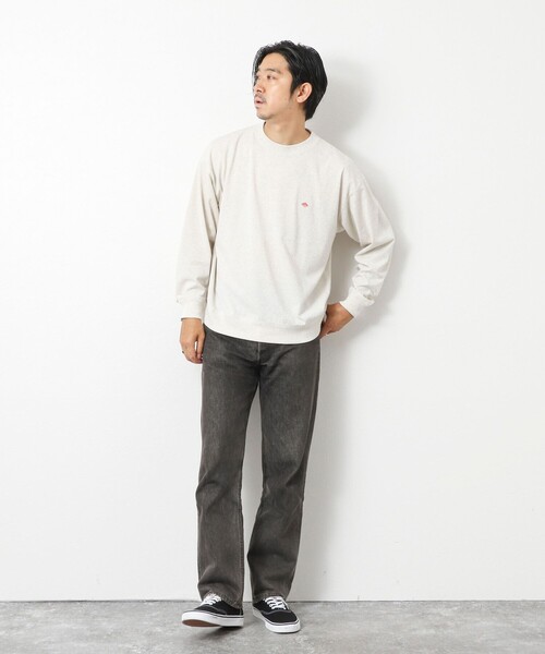 DANTON（ダントン）の「【DANTON/ダントン】DT-C0204 SWEAT T-SHIRTS 25AW（Tシャツ/カットソー・メンズ・キナリ/グレイッシュベージュ/ダークブラウン/ブラック・S/M/L/XL）」の12枚目の写真