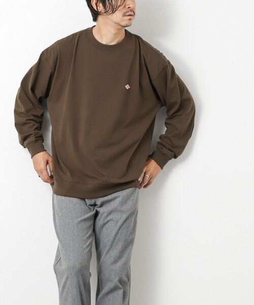 DANTON（ダントン）の「【DANTON/ダントン】DT-C0204 SWEAT T-SHIRTS 25AW（Tシャツ/カットソー・メンズ・キナリ/グレイッシュベージュ/ダークブラウン/ブラック・S/M/L/XL）」の16枚目の写真